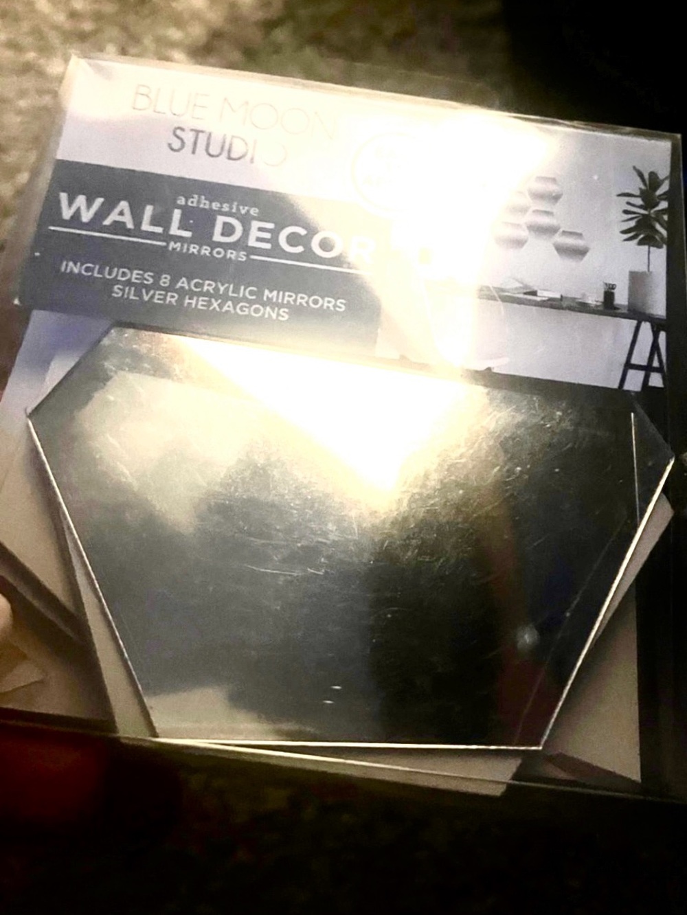 mirror sticker set for wall